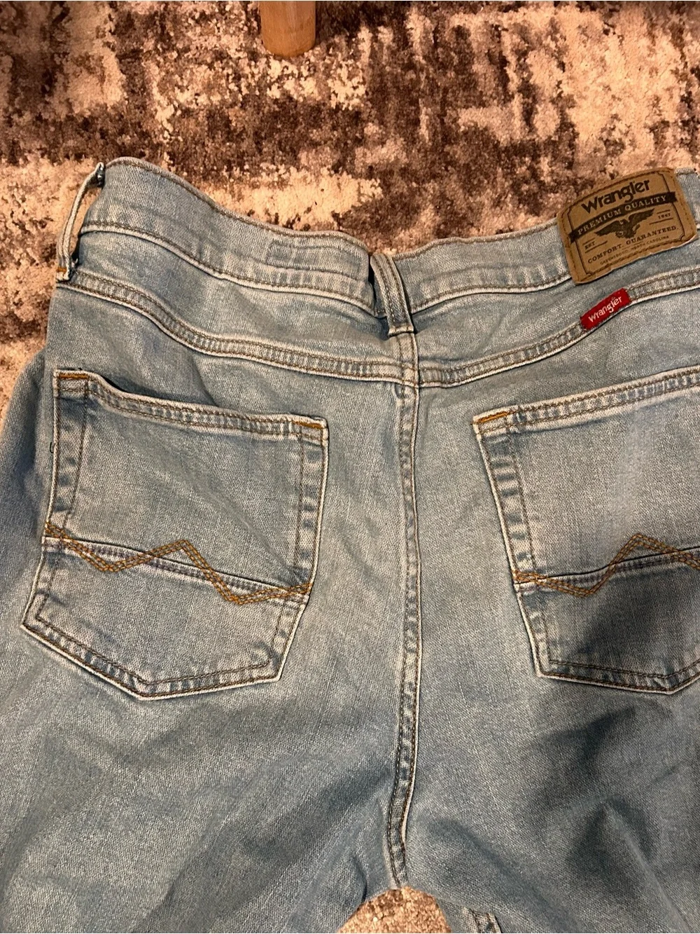 Wrangler Light Blue Relax Boot Mens Jeans